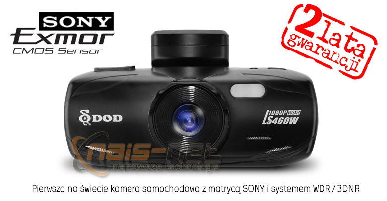 kamera samochodowa DOD LS460W GPS