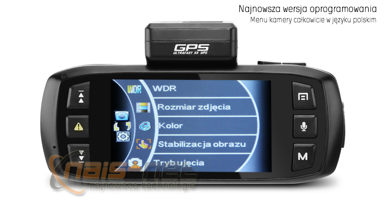 kamera samochodowa DOD LS460W polskie menu